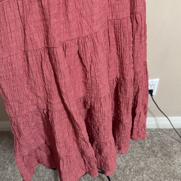 NWT Knox Rose Textured Knee Length Mauve Dress - Picture 3 of 7